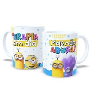 Caneca Terapia em Dia – Minions