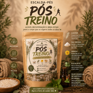 Escalda-Pés Pós Treino 👣✨